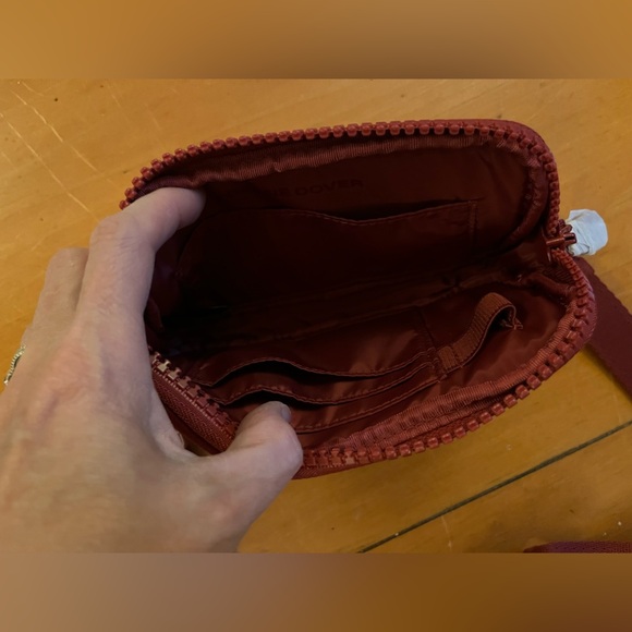 Dagne Dover x Sephora Mara Phone Sling Burgundy Wine crossbody Pouch Bag - Picture 4 of 9